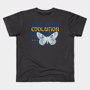 Beautiful Moth Evolution Evolve Kids T-Shirt